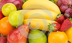 background of fruits and berries