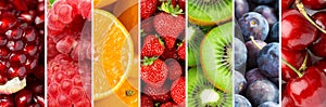 Background of fruits. Fresh food