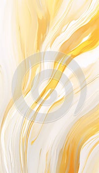 Background full frame, White and gold shiny painting, textured canvas , colorful line light  Generate AI