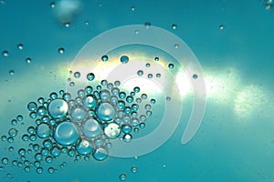 Background fullcolor oil macro pattern drop light abstract water macro transparent photo