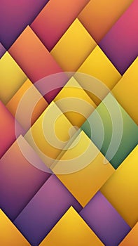 Background from Gabled shapes and yellow