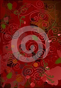 Background garden vector