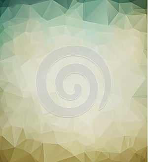 Background of geometric shapes. Retro triangle background. Colorful mosaic pattern