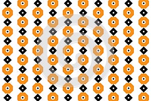 Orange navy blue design vector seamless graphic geometric background pattern