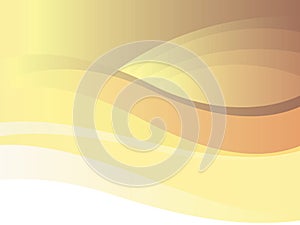 Background of gold wave