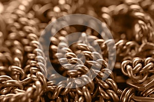 Background with golden chain