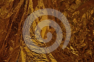 Background , goldleaf