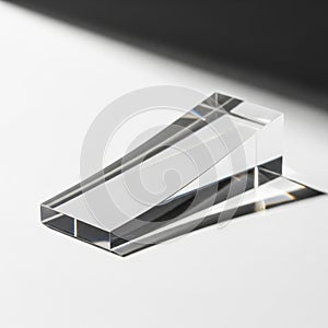 Background is a gradient of light to dark enhancing the prism s visual