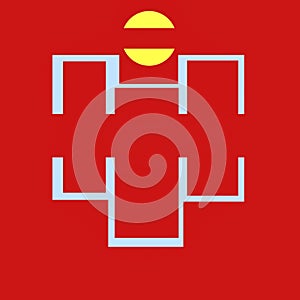 Background gradient multicolorful template