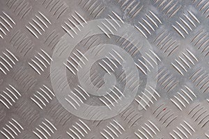 Background of gray aluminium wall