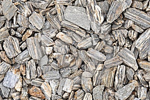 Background from gray decorative stones.