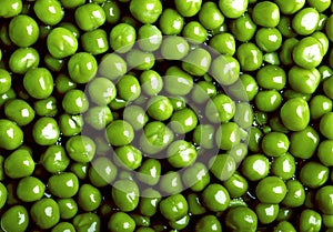 Background of green peas