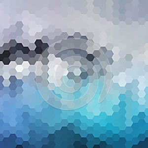 background with grey blue hexagon. vector abstract. eps 10