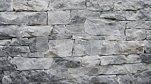 Background of grey stone wall texture. Close up of stone wall texture