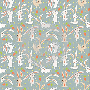 Background with hares