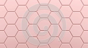Background hexagons pink geometric