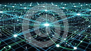 Background highlights the luminescence enhancing the visual of