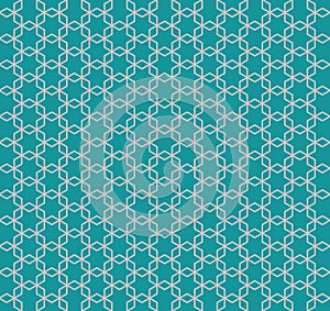 Background with honeycombs pattern on basis of flower of life