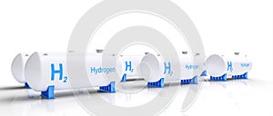 background hydrogen storage containers