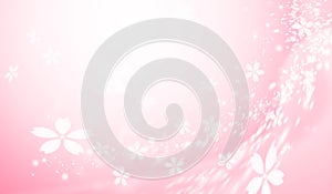 The background image of a cherry tree