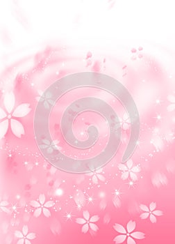 The background image of a cherry tree