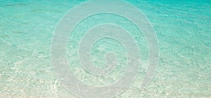 Background image of clear turquoise water