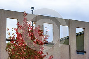 Background image with copy space of a parking garage