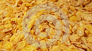 Background image of corn flakes on a table