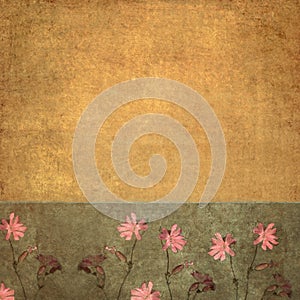 Background image with floral elements