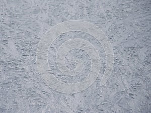 background image of the ice structure on a winter river