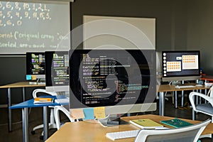IT Class Background Image