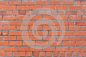 Background image. New brick wall masonry texture