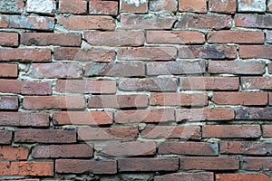 Background image. Photo of old vintage brick wall