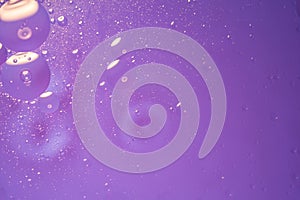 Background image of purple bubbles