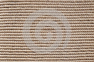 Background image of rows of rope texture