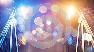 Background image of stage