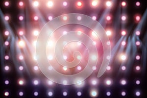 Background image of stage in color lights