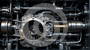 Background of an internal combustion engine.
