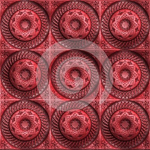 Background with intricate pattern leather embossed effect 11 photo
