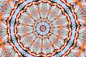 Background kaleidoscope pattern