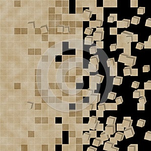 Background in kaleidoscope pattern photo
