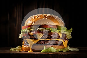 background ketchup burger food mouthwatering illustration delicious tasty