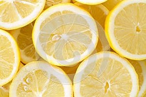 Background with lemons photo