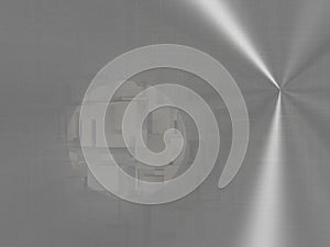 Background with light point over grey