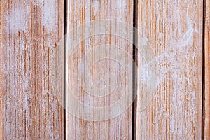 Background of light wooden planks with copyspace