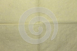 Background light yellow crumpled paper