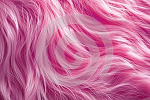 Background of lilac hair. Closeup of color hair texture