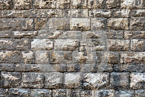 Background of limestone wall