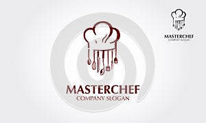 Master Chef Vector Logo Template.