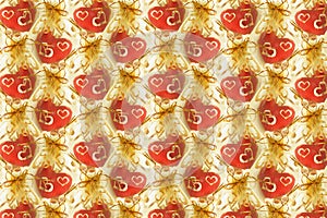 Background of Love hearts